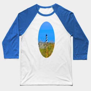 Cape Hatteras Lighthouse Baseball T-Shirt